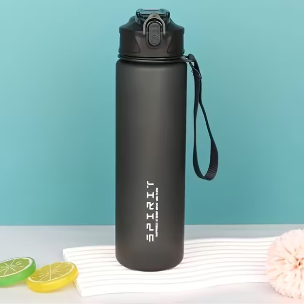 Botella de agua deportiva