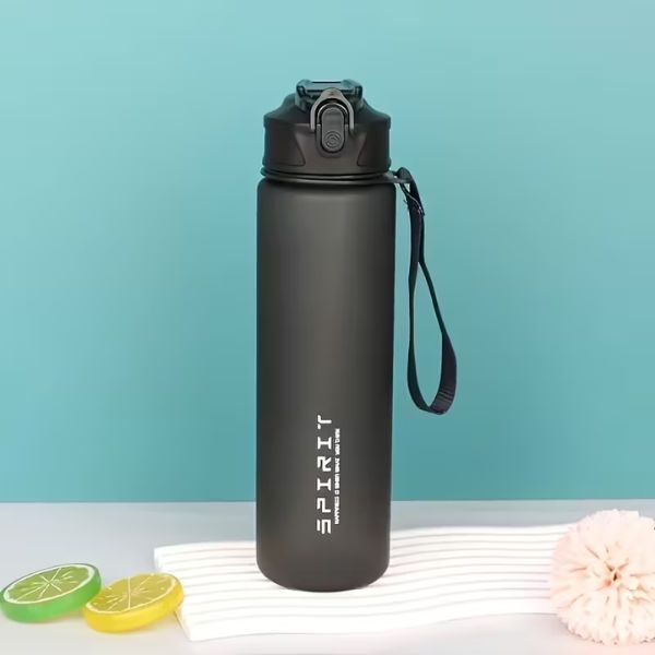 Botella de agua deportiva
